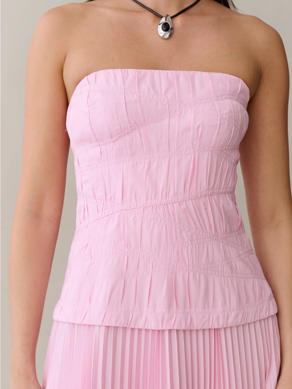 o.p.t Ada Pink Dress Size 2 NWT Few Moda - Picture 5 of 7